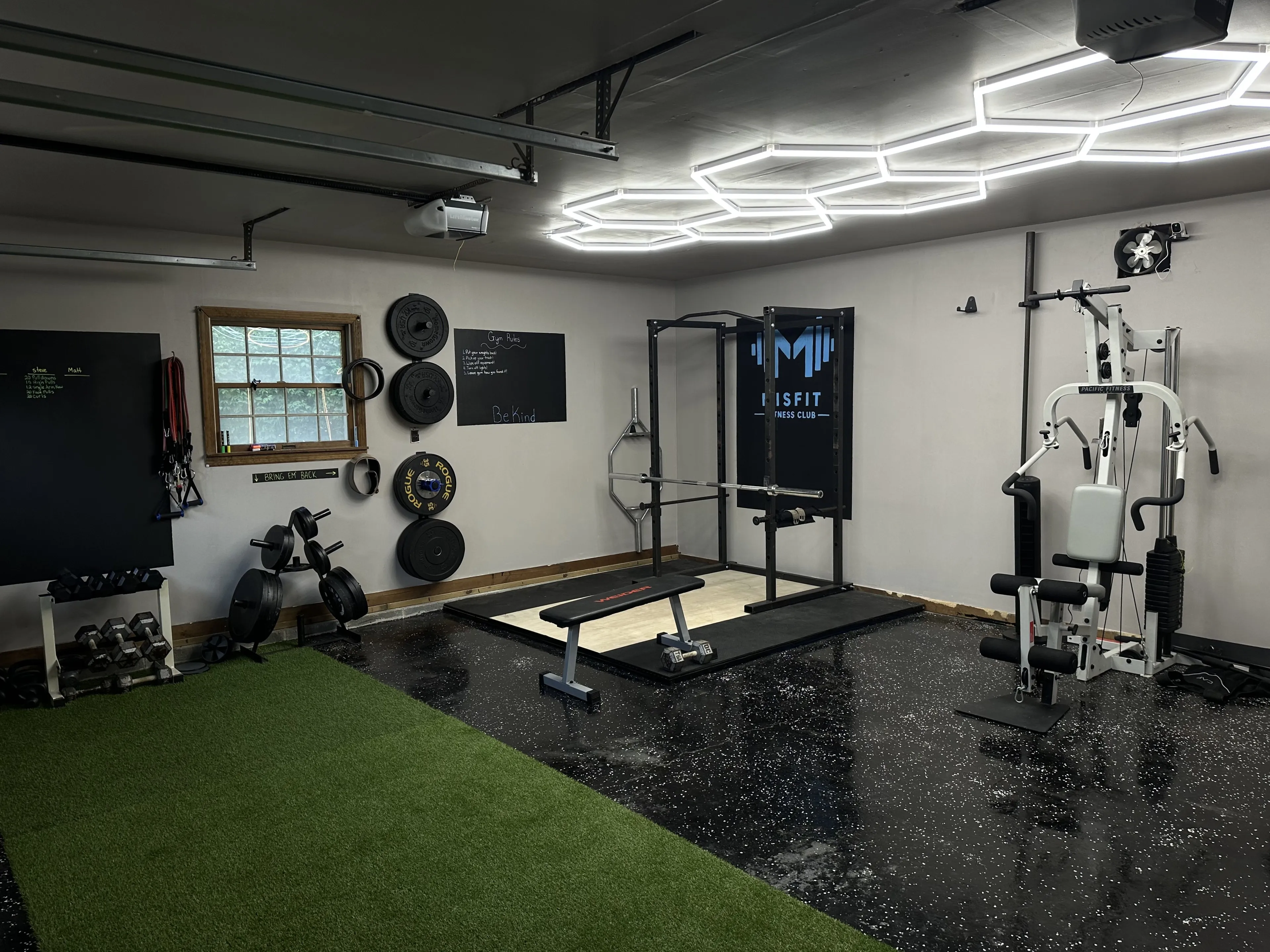 Misfit Fitness Club training floor