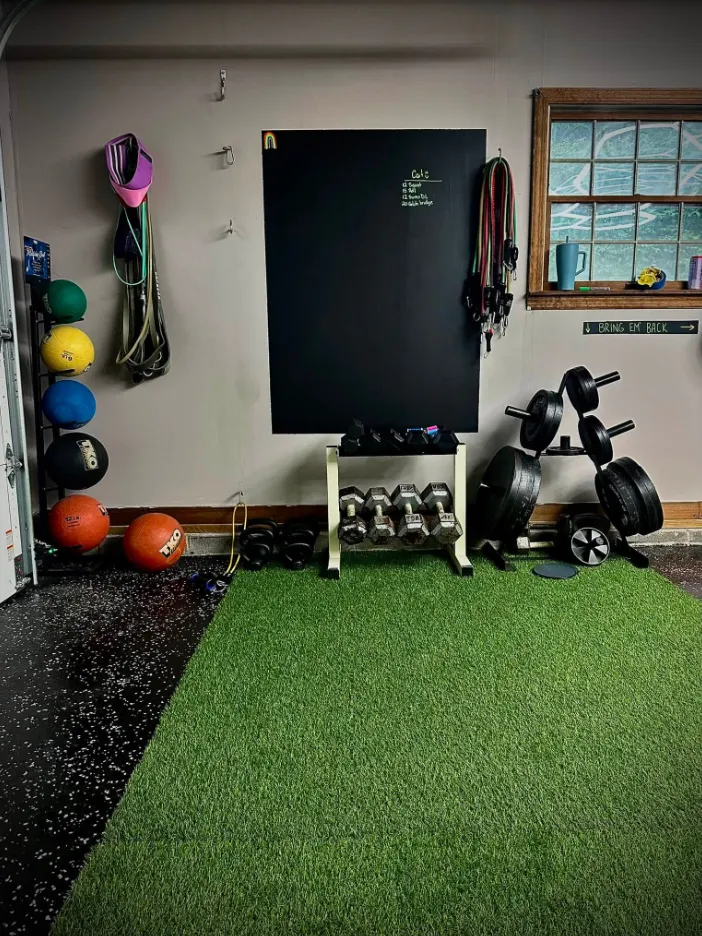 Turf training area